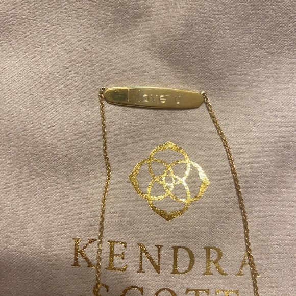 Mattie Bar Gold Necklace Kendra Scott - Picture 1 of 4